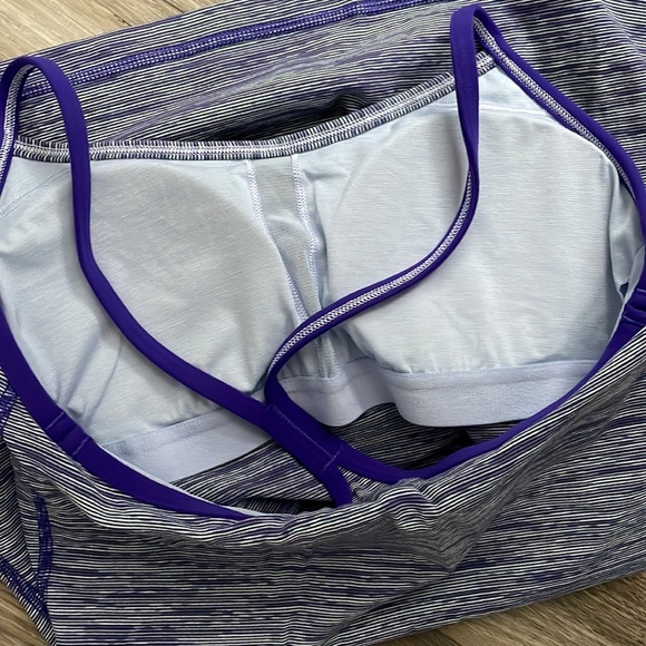 Lululemon Power Y Purple Racer Back Tank Top Size 6 - Picture 5 of 5